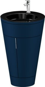 Duravit Waschtischunterschrank Starck 1 c-bonded Set in Blau matt, B/T/H: 56 x 86,4 x 60,5 cm - Bild 1