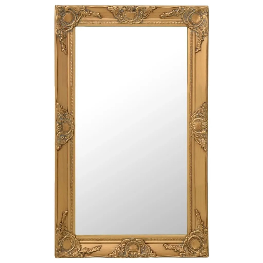 vidaXL Wandspiegel im Barock-Stil in Gold, B/H: 50 x 80 cm - Bild 2