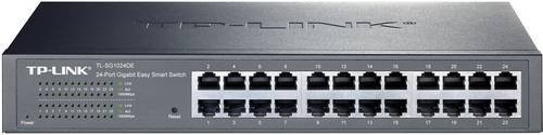 TP-Link JetStream TL-SG1024DE Netzwerk Switch mit 24 Ports und 1 GBit/s in Schwarz - Bild 1