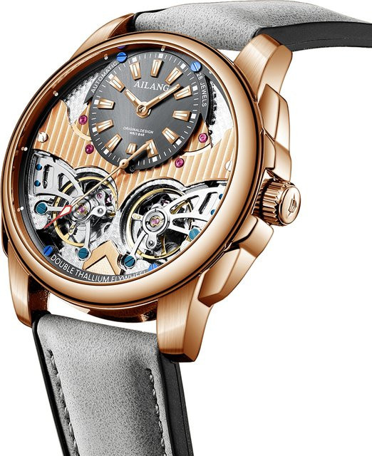 AILANG Armbanduhr, Automatik, Tourbillon, Leder, Herren - Bild 1