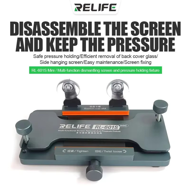 RELIFE RL-601S Plus Universal LCD Screen Separator zur Bildschirm- und Glasentfernung mit rotierender Klemme - Bild 3