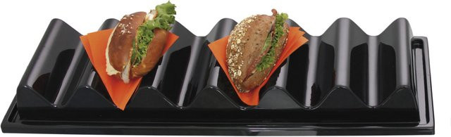 Schneider Snackwelle aus Kunststoff in Schwarz, L x B x H: 60 x 19,5 x 7 cm - Bild 1