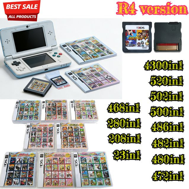 Bandai Multi Cart Super Combo Videospiel-Kartuschen-Set für Nintendo DS, NDS, 3DS, 3DSXL, 2DS, NDSL und NDSI - Bild 1