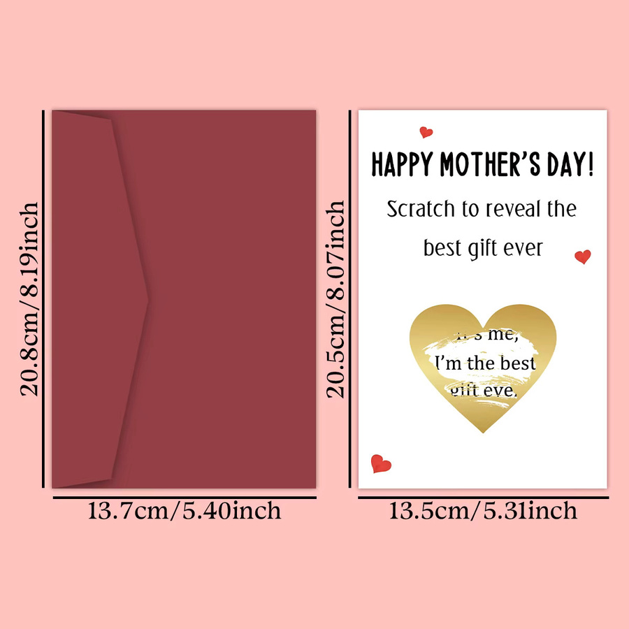 Interaktive Happy Mother's Day Grußkarte mit Umschlag als Dankeschön-Karte für Deine Mama - Bild 3