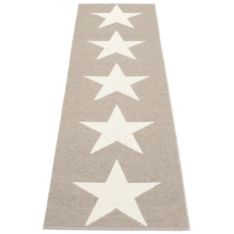 Pappelina Viggo Teppich One Mud / Vanilla B/T: 70 x 250 cm - Bild 1