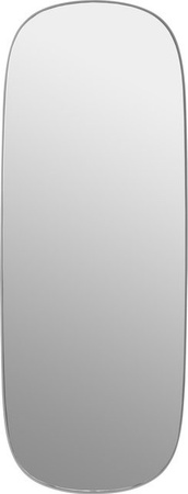Muuto Framed Spiegel in Grau aus Metall und Glas