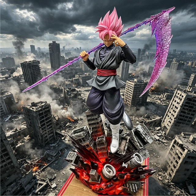Bandai Dragon Ball Goku Black Zamasu, Anime-Figur, Kunststoff - Bild 1