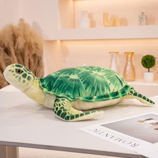 Wucifang Bags Meeresschildkröte Plüschtier, grün, 50cm - Bild 1