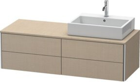 Duravit Waschtischunterschrank XSquare mit 4 Schubladen, Breite: 140 cm, Tiefe: 54,8 cm, Höhe: 40 cm - Bild 1