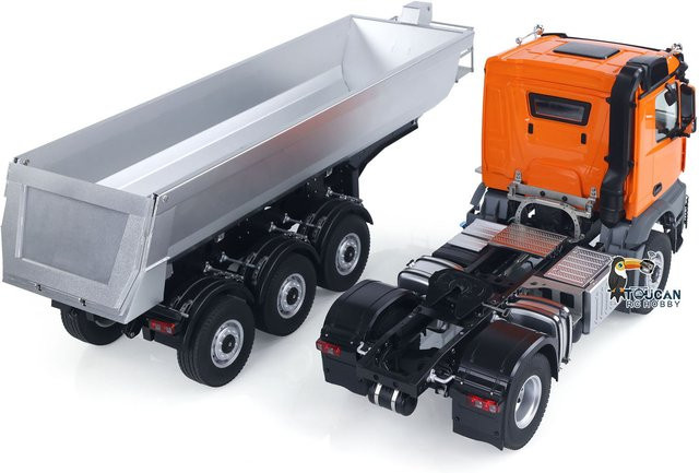 Kabolite 5801 RC Traktor, 1/14, Elektrischer Kippanhänger, 4X4, RTR, Sound- und Lichteffekte - Bild 1