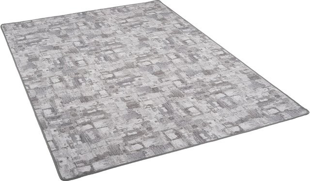 Snapstyle Feinschlingen Velour Teppich Strong Trend Hellgrau B: 80 cm, T: 400 cm - Bild 1