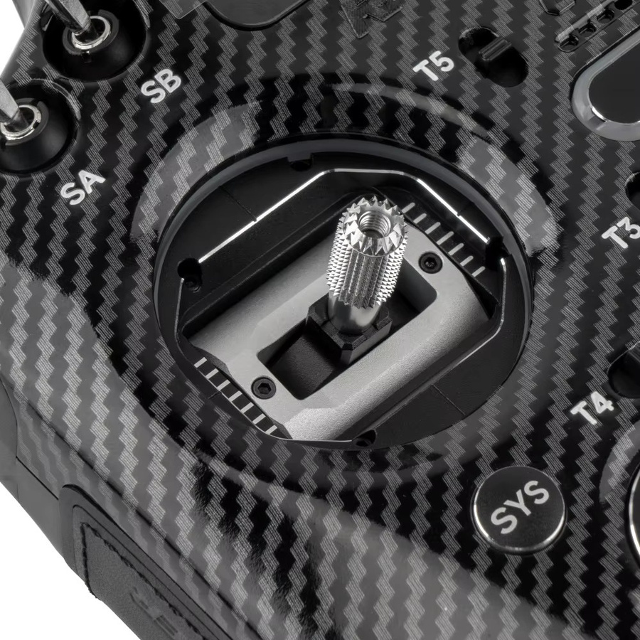 Radiomaster GX15 MAX ExpressLRS 2.4GHz Fernsteuerung mit 3.5 Zoll IPS Touchscreen, 16CH und AG02 CNC Hall Gimbal, Farbe: transparent - Bild 3