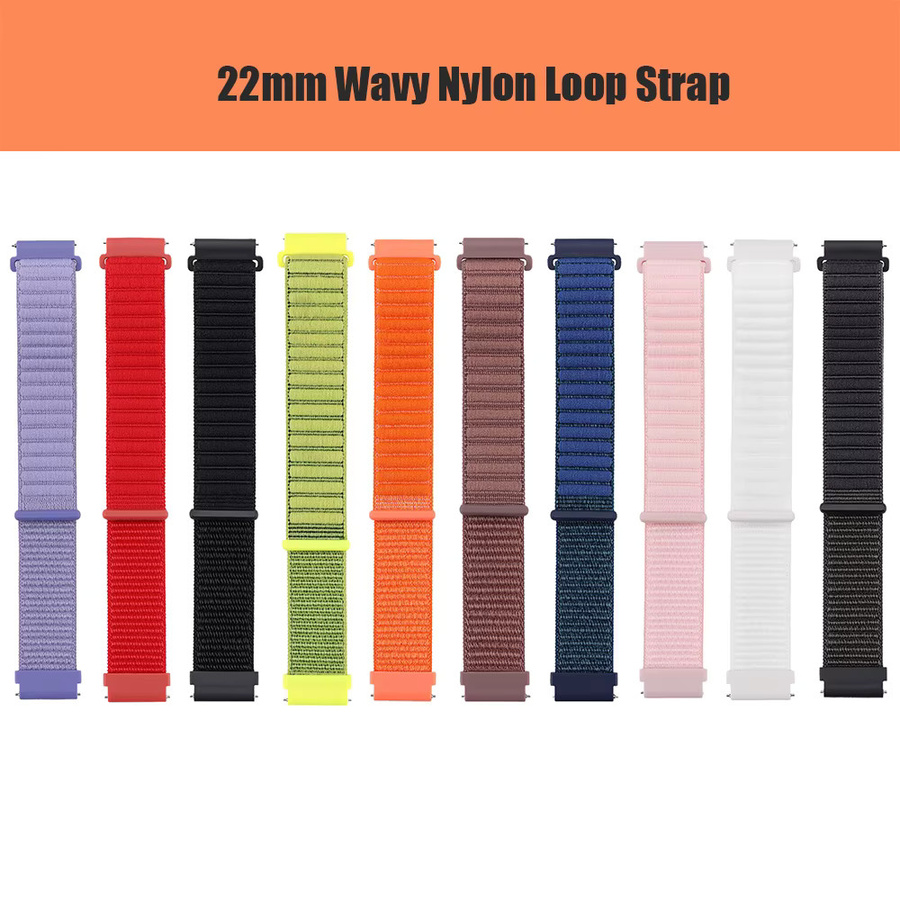 Uhrenarmband Xiaomi, Nylon, 22 mm, Sportarmband - Bild 4