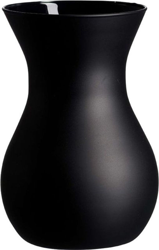 Ritzenhoff & Breker Vase Annalena Schwarz aus Glas, bauchig und rund, Höhe: 18 cm - Bild 1