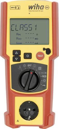 Wiha PAT one Gerätetester-Set in Gelb nach VDE-Norm 0701-0702 - Bild 1
