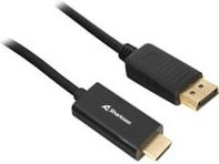 Sharkoon Adapterkabel DisplayPort auf HDMI für 4K in Schwarz - Bild 1