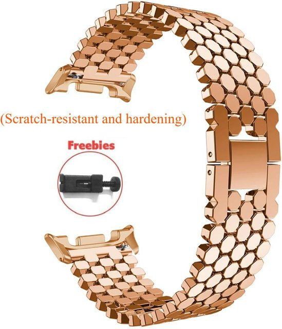 A-LING. Uhrenarmband Metalllegierung, Roségold, Damen - Bild 1