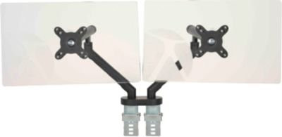 BakkerElkhuizen BE Flexible Dual Monitorarm für 2 Monitore, schwarz, ergonomisch, höhenverstellbar, VESA-kompatibel - Bild 1