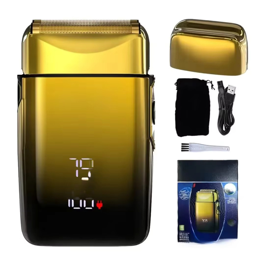 Kemei TX10 Elektrorasierer, Gold, Herren - Bild 6
