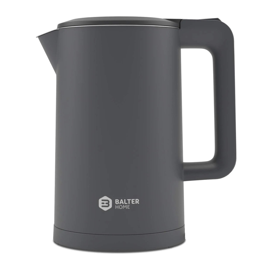 Balter Wasserkocher WK-4 Edelstahl Doppelwand Design BPA Frei in Grau/Silber mit 1,7 l - Bild 2