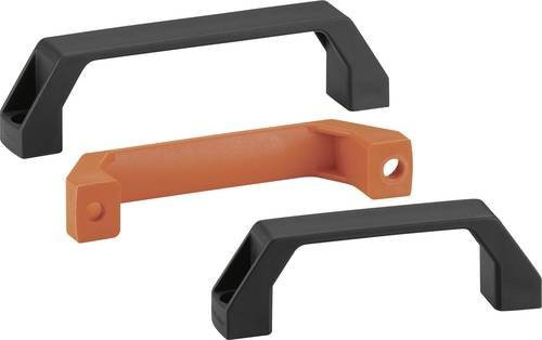 Rohde EC-01.160.84 Gehäuse-Griff Schwarz Matt aus Kunststoff, 6er Set, L: 17,8 cm, B: 2,8 cm, H: 4,5 cm - Bild 1