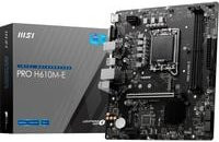 MSI PRO H610M-E Mainboard LGA 1700 DDR5 Micro ATX Schwarz - Bild 2