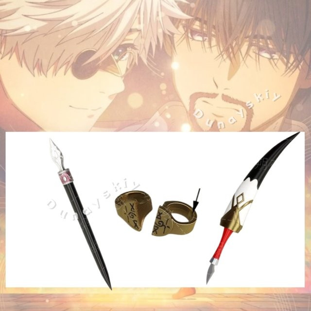 Qifrey & Olruggio Magic Brush Wand Paar, Cosplay-Requisiten-Set, Fantasy, Zubehör - Bild 1