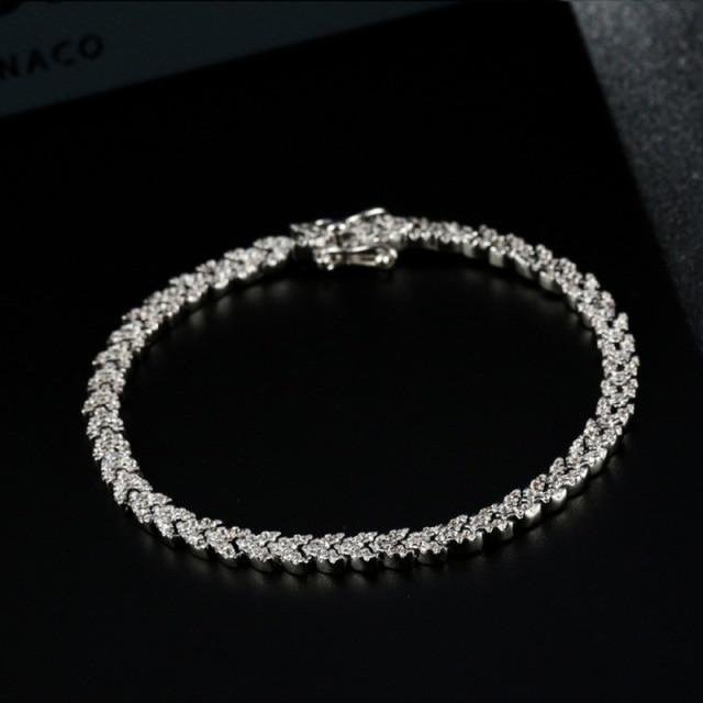 YIRAN Jewelry Armband, 925 Silber, Diamant, Zirkonia, Damen - Bild 1