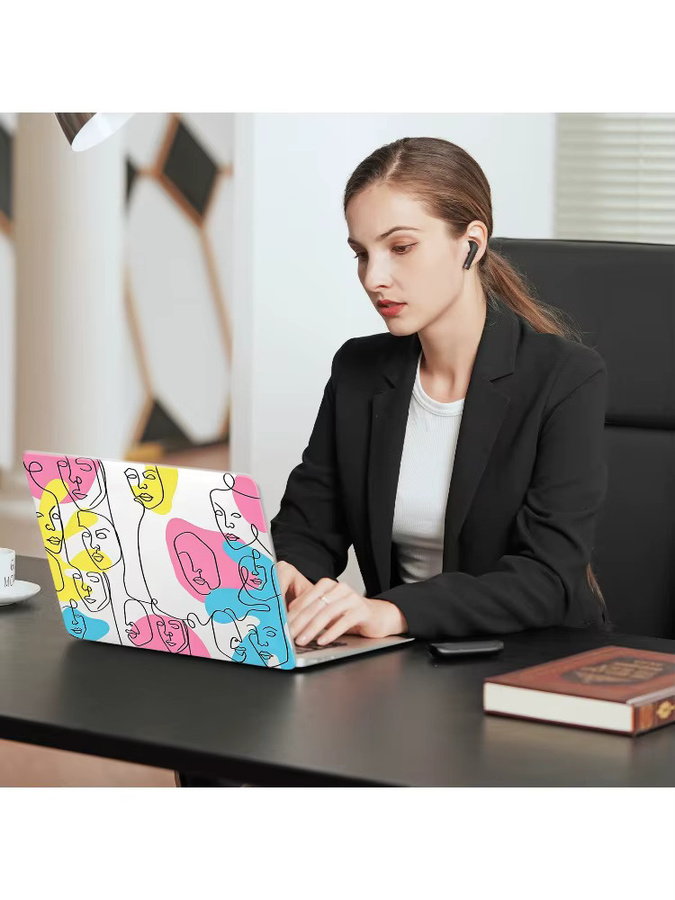 Laptop-Schutzhülle mit Aufdruck für Apple MacBook Air 13 und MacBook Pro 13/14/15/16 in Multicolour aus Hart-PC - Bild 2