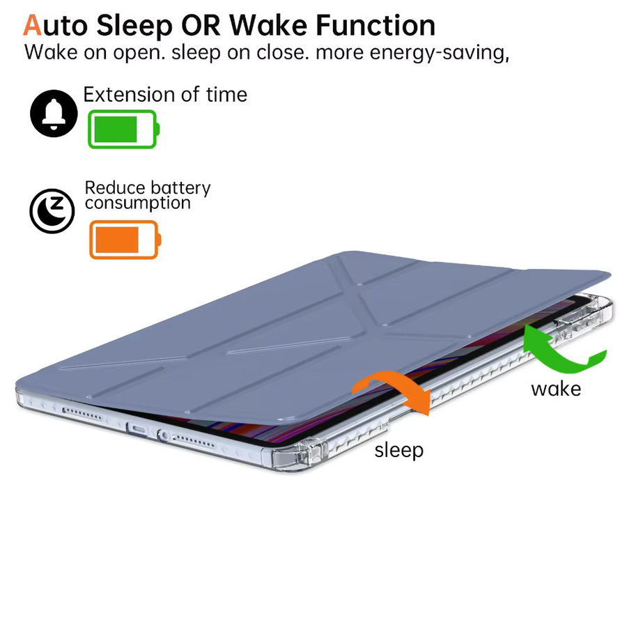 Xiaomi Tri-Folding Flip Case für Redmi Pad Pro 2024/2025 und Poco Pad 12,1 Zoll mit Auto Sleep Funktion in Schwarz - Bild 2