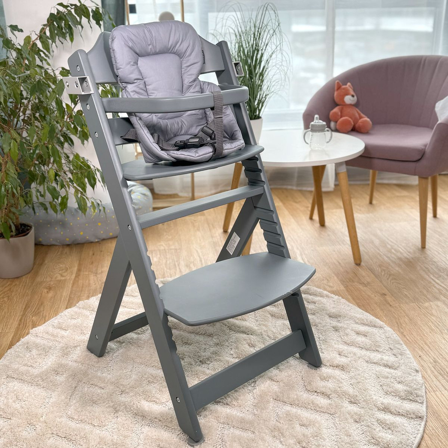 LaLoona Sitzverkleinerer für bebeconfort Timba Hochstuhl, Grau, Textil - Bild 6