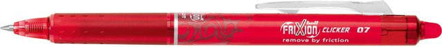 PILOT FriXion Clicker 07 Rollerball Stift in Rot - Bild 1