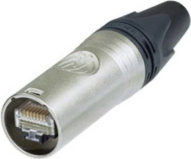 Neutrik NE8MX6-T Drahtverbinder RJ-45 für Ethernet/LAN aus Aluminium in Schwarz und Silber - Bild 1
