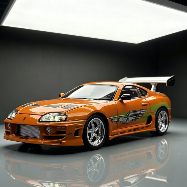 MAKEDA Fast & Furious Supra Sportwagen-Modell, 1:24, mit Licht & Sound, ab 14 Jahren - Bild 1