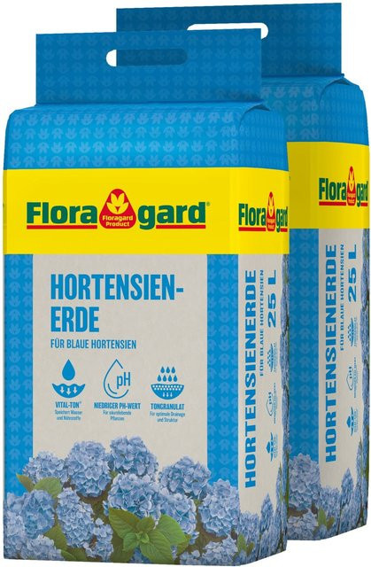 Floragard Hortensienerde Blau Spezialsubstrat 2 x 25 l - Bild 1