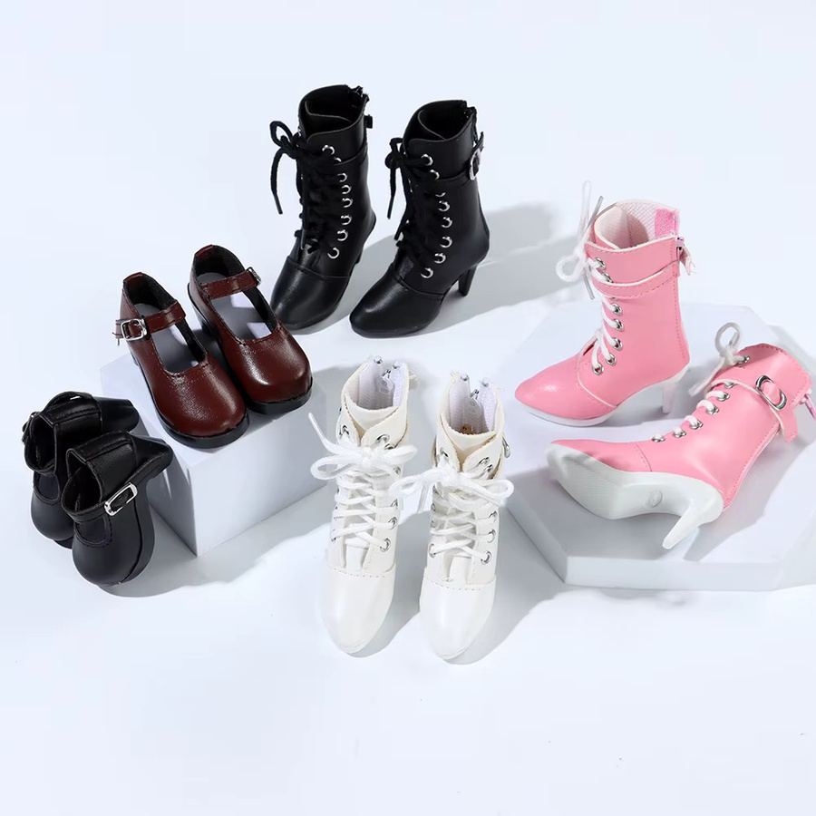 SIRENXI Puppen-Stiefel aus PU Zubehör - Bild 2