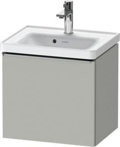 Duravit Waschtischunterschrank D-Neo in Grau Matt, B/T/H: 48,4 x 37,2 x 44 cm - Bild 1