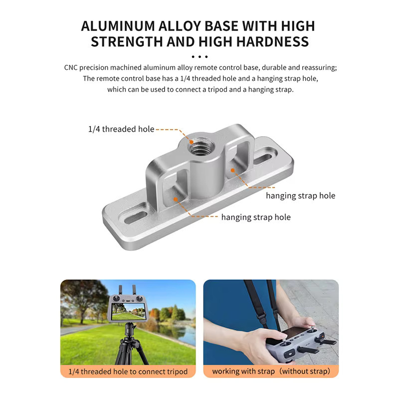 DJI Fahrrad-Clip-Halterung für DJI Mini 3, 4 Pro und Fernbedienungen RC & RC 2 - Bild 3