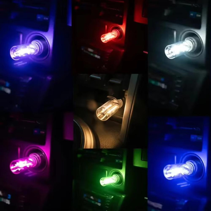 USB Nachtlicht mit LED Filament im Retro Edison Stil, dimmbar per Touch, bunt RGB, Glas, GuangZhouZhenqin - Bild 7