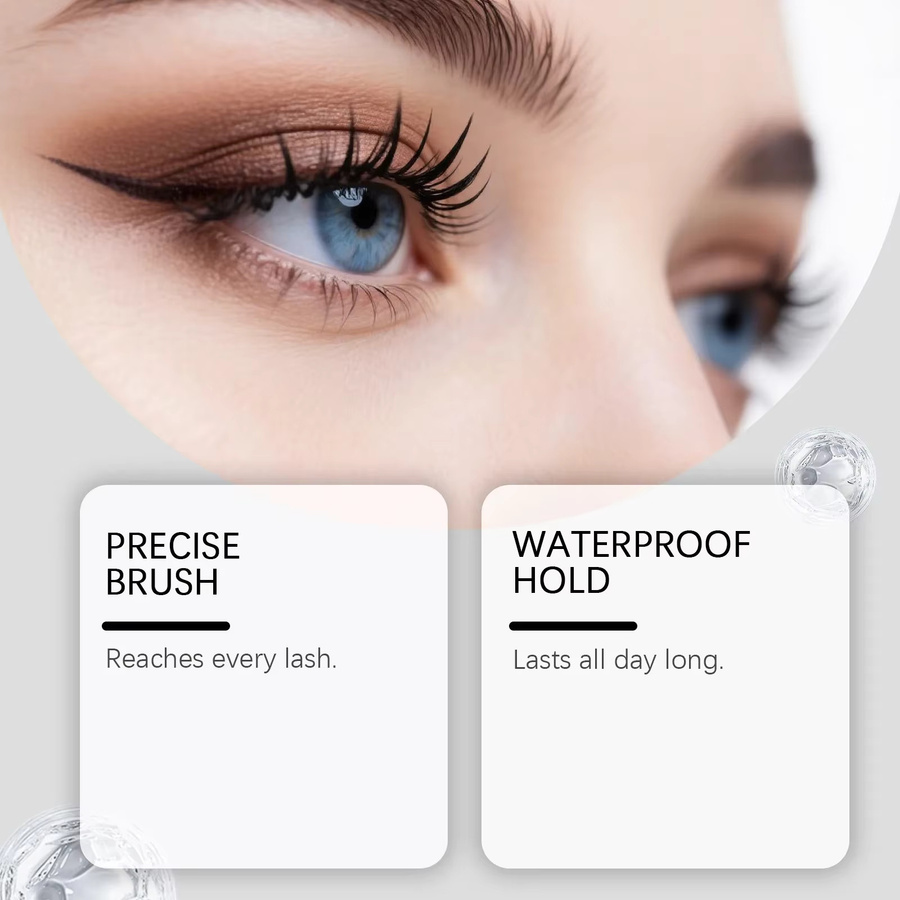 Zephoco Volumen-Curling-Mascara, Schwarz - Bild 3