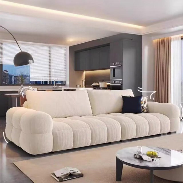MDNG Minimalist Liegesofa aus Plüsch für dein Wohnzimmer - Bild 1