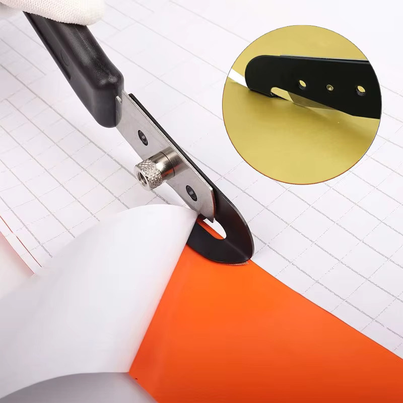 NeoWrap Vinyl-Schneidemesser mit Sicherheitsfunktion in Schwarz für Vinylfolie, Geschenkpapier und Autotönung - Bild 3