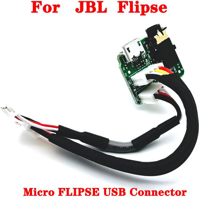 Micro-USB Ladeanschluss mit Kabel als Stromversorgungsplatine für JBL Flip Bluetooth-Lautsprecher - Bild 1