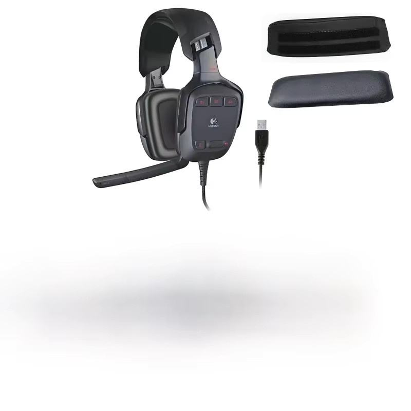 Logitech G35 Ersatz-Ohrpolster und Kopfbügelpolster in Schwarz - Bild 3