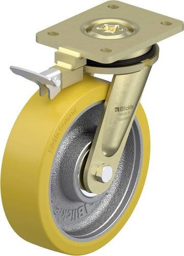 Blickle Schwerlast-Lenkrolle LS-GTH 201K-RI4 mit Rad-Durchmesser 200 mm und einer Tragfähigkeit von 1400 kg - Bild 1
