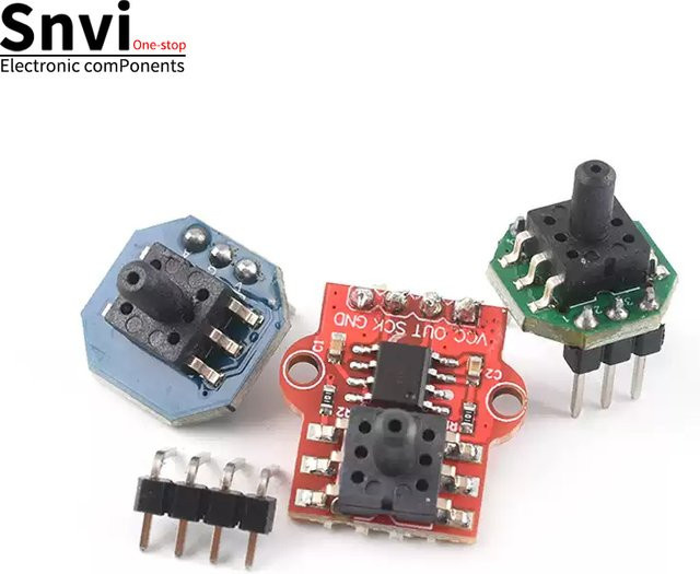 SNVI Drucksensor Modul für Arduino mit 2,5mm Schlauchanschluss, 3,3 V bis 5 V, 0-40KPa, Digitaler Wasserstand Controller für Flüssigkeiten - Bild 1