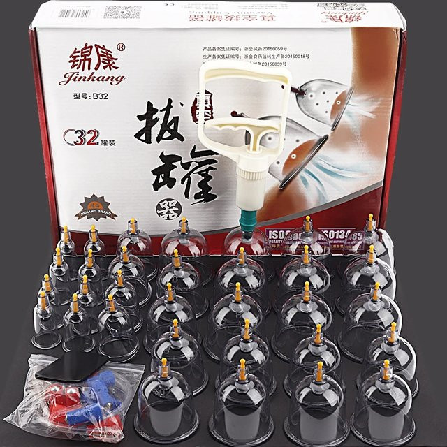 Monclique Massage Vakuum Schröpfen Therapie Set, 32 Stück - Bild 1