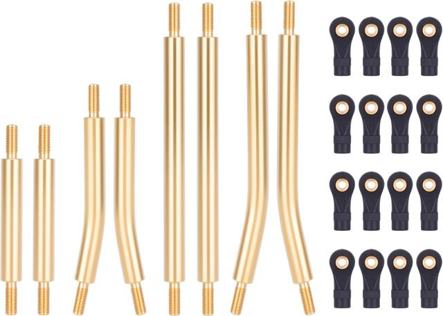 MALOM RC TRX4M Links-Set, 8-teiliges Set, Metall, 1:18, Zubehör - Bild 1