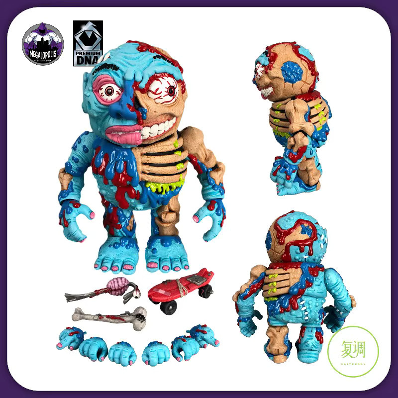JOY TOY Madballs Serie 1, Metropolitan Monsters Mobile Puppe, Modell Spielzeug - Bild 3