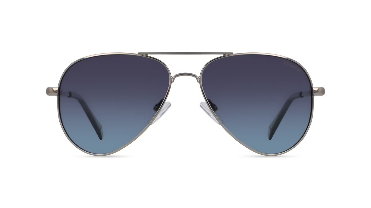 Polaroid PLD 6012/N/NEW Sonnenbrille Pilot, Vollrand, Metall, Unisex, Silber, Grau - Bild 1